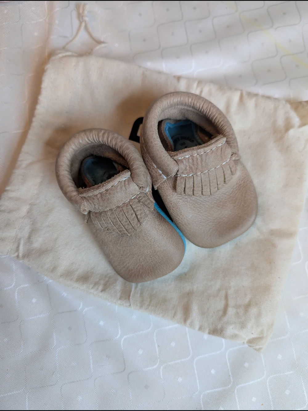 Freshly Picked Size 1 Fringe Moccasins for Baby